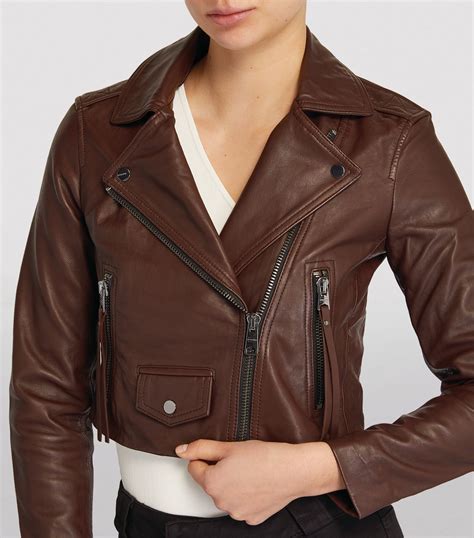 Allsaints Elora Leather Biker Jacket